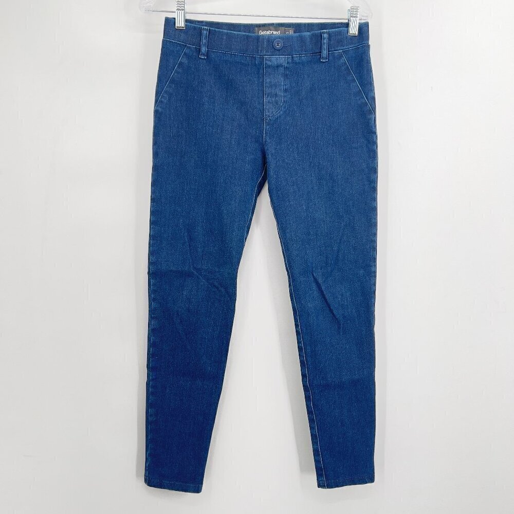 Betabrand Dress Pant– Denim Stretchy Skinny Women's Size S